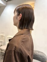 ブロンド(Blonde.) 切りっぱなしボブ/ミルクティーベージュ/スモーキーベージュ