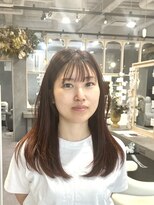 ラベルムバイエーケー(La Belleme by AK)&nbsp;ツヤ感カラーで魅せる大人可愛いスタイル