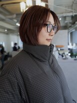 ジーレ 南堀江(jiire)&nbsp;レイヤーボブ×レッドカラー