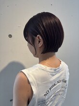 アミエ(AMIE) 《cherry red×shot bob》