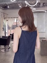 エシカ(ethica)&nbsp;【ethica_南船場】くびれミディアムレイヤー×顔まわりレイヤー