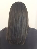 ヘアークリアー 春日部 大人可愛い綺麗めサラツヤセミロング/グレイカラー/30代40代50代