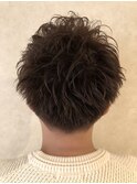 ツーブロック×メンズショート
