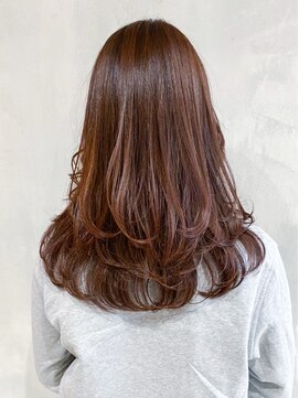 アイティーバイアルバム 松戸店(IT by ALBUM) レイヤーロング_カーキグレージュマッシュショート_ba317791