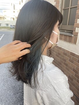 ヘアースイッチ(HAIR SWITCH) 【お洒落イヤリングカラー/エメラルドグリーン】