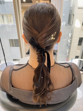 ネリー 銀座(NERIE) 秋冬はベロア推し!お呼ばれヘアセット【銀座ヘアセット】