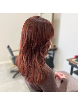 ラフ(LAFF) セミロング/ピンク系/暖色