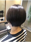 丸みショートボブ つや髪美シルエット 似合わせショート