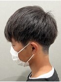 ビジネスショートメンズマッシュツイストパーマツーブロック