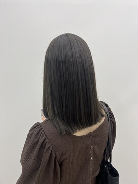 ビーヒアナウ N゜03 金沢駅西店(BE HERE NOW) 【olive color/olive greige/透明感カラー/ミディアム】