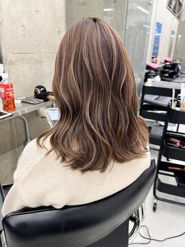 ノエ(noe) セミロング×ハイライトM-31