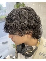 ジャップ(Jap)&nbsp;ウルフパーマ(メンズ/パーマ/眉毛/波巻きパーマ/メンズカット)
