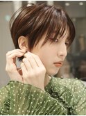 大人マッシュショート／丸みショート／イメチェン／30代40代50代