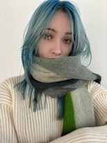 エル(EL by green) アクアブルー×シルクストレート