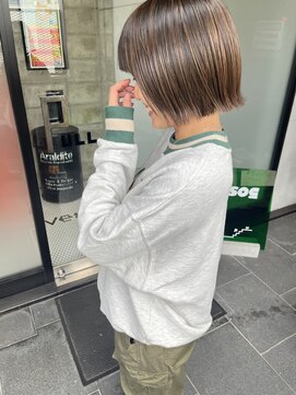 ソユ(so⊆) ナチュラルハイライト×ミニボブ