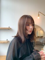 シア 新越谷店(SHEER)&nbsp;顔周りレイヤー×ナチュラルブラウン
