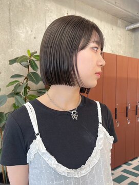 ノエ(noe) ミニボブ/オリーブグレージュ/20代30代r-24