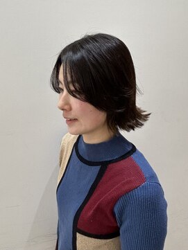 ヘアーライズ 池袋東口店(hair RISE) 髪質改善ライトアッシュベージュ白髪ぼかし外ハネタッセルボブ