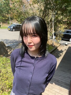 ヘアーコンセプト アイアイオ(HAIR CONCEPT iio) green color