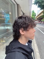 メンズサロン キング 梅田店(Men’s salon K!ng)&nbsp;波巻きツイストスパイラルパーマ/フェザーパーマ/眉毛/メンズ