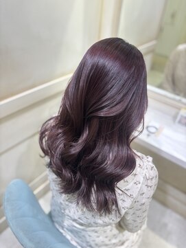 アソビ 表参道(ASOBI) ピンクラベンダー/ブリーチなしダブルカラー/表参道