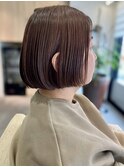 本八幡×ショートボブ×オーガニックカラー×ブリーチなしカラー