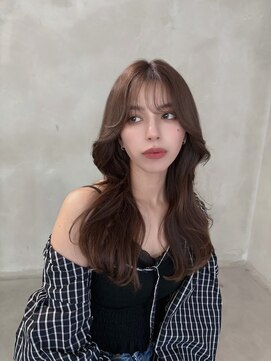 エヌ 大阪梅田店(enu) ナチュラルブラウン/ヘーゼルグレージュ/髪質改善カラー