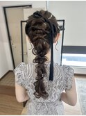 編み下ろしポニー