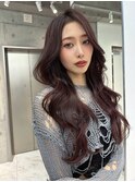 レイヤーカット小顔に見せるヘア/韓国ヘア/髪質改善/福岡/博多