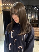ノラ ヘアーサロン(NORA HAIR SALON) 【池崎】透明感オリーブブラウン