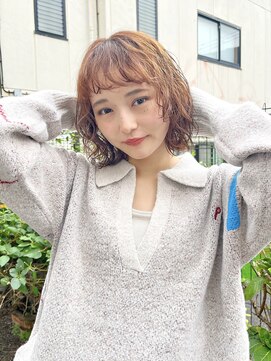 オレンジベージュ/コーラルベージュ