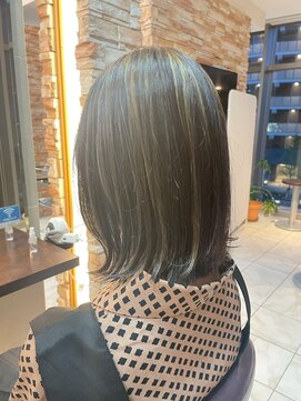 ルページ 千葉(lpage) 髪質改善/顔周りレイヤーカット/グレージュ[千葉/千葉駅]