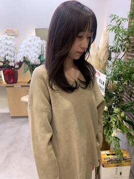 レイヤーカット＊パープルカラー