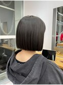 地毛風縮毛矯正＋ぱつっとボブ