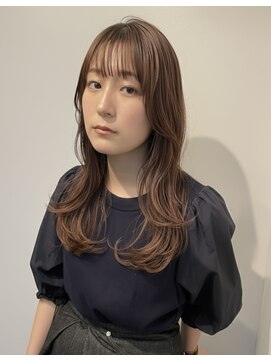 キイ ギンザ(k.e.y GINZA) レイヤーカット/ブラウンカラー/銀座/新橋/築地