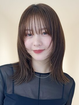 アイトーキョーエス 渋谷(AI TOKYO S) レイヤーボブ/オリーブベージュ/結べるボブ