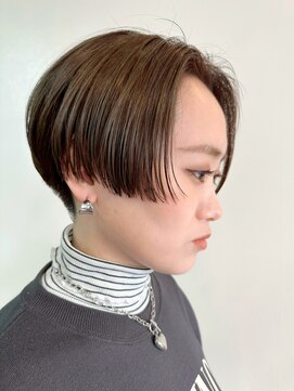 ヴィスト バイ レボ(VIST by REVO) ピンクベージュ/アンブレラカラー/クールショート/前髪/新松戸