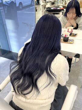 ブラウン(Brown) 色落ち綺麗なブルーラベンダー.°*