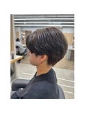レディースショートフェザーパーマ