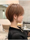平日お得クーポンあり　カラー ボブ 前髪 ショート カラー 