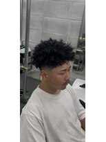 マークバーバーカンパニー 藤沢(MARK BARBER COMPANY.)&nbsp;針金アフロ