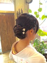 ヘアーデザイン アヴニール(hair design AVENIR) 七五三お参り訪問着