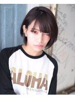 ラフで可愛いナチュラルショートボブ☆