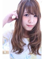 マハロ(MAHALO)&nbsp;【MAHALO鈴木】　ハイ透明感カラー×厚めバング