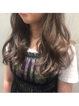 アンド バイ ヘアサロン(AND by hair salon) グレージュカラー×ハイライト