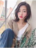 艶と暗髪♪大人ヘルシーレイヤーボブにワンサイドショート