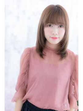 ミック 日暮里店(miq) シースルーバングが大人かわいい…ウルフレイヤー