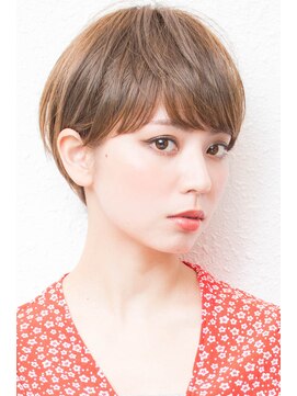 モニカ 西宮北口(Monica) アシメショートエアリーショートグレージュナチュラルボブ
