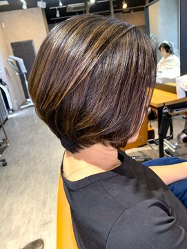 アフロート ショウナン(AFLOAT SHONAN) 短すぎないショートボブ{湘南/ボブ{湘南/藤沢}