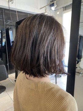 アクアオモテサンドウ(ACQUA omotesando) 大人かわいい前下がりの小顔ボブルフ【熊谷安史】